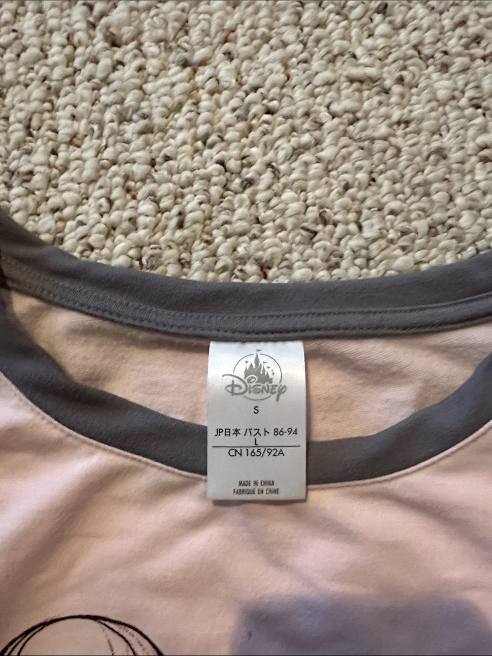 Disney Pink & Gray Princess Character Pullover